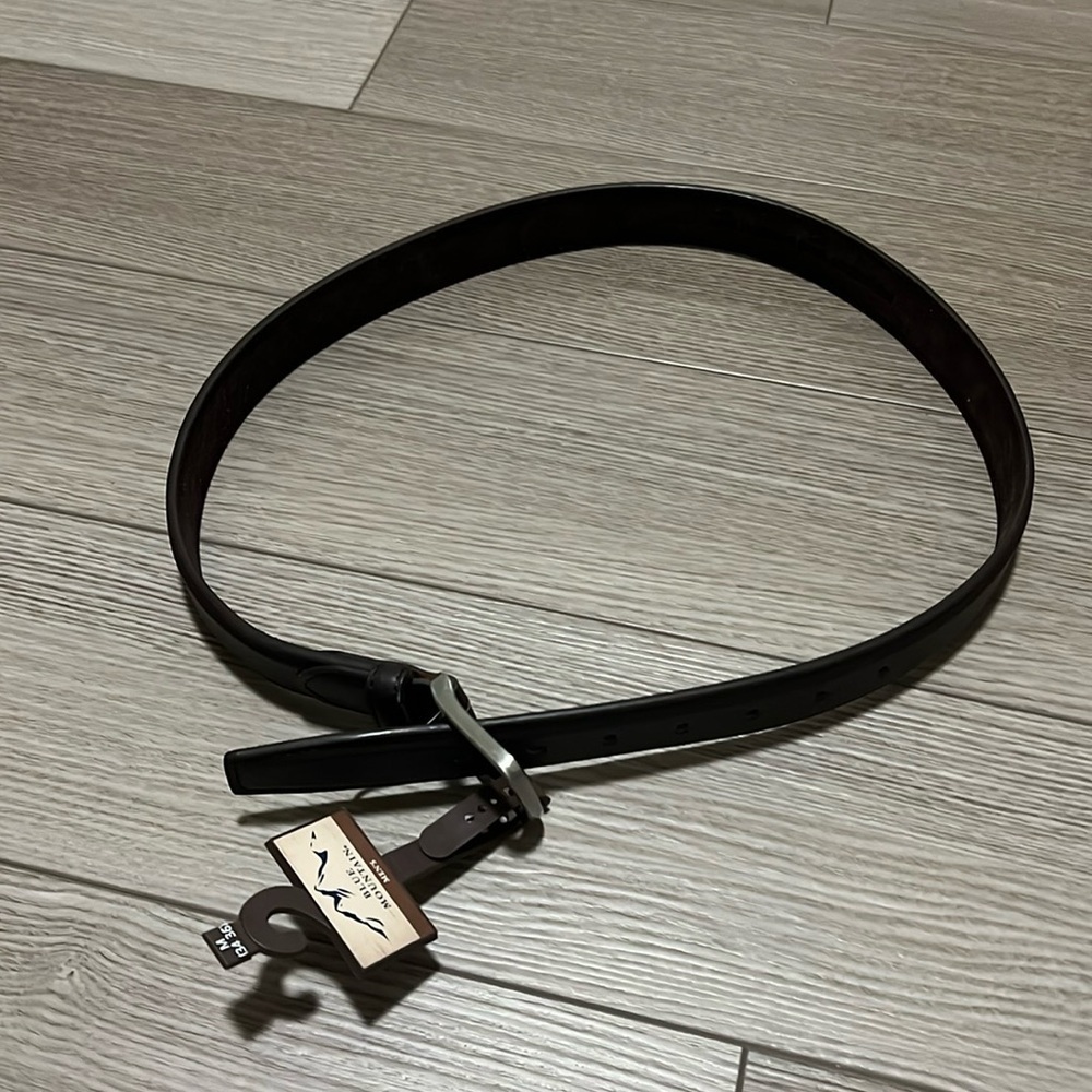 Blue Mountain men’s leather belt